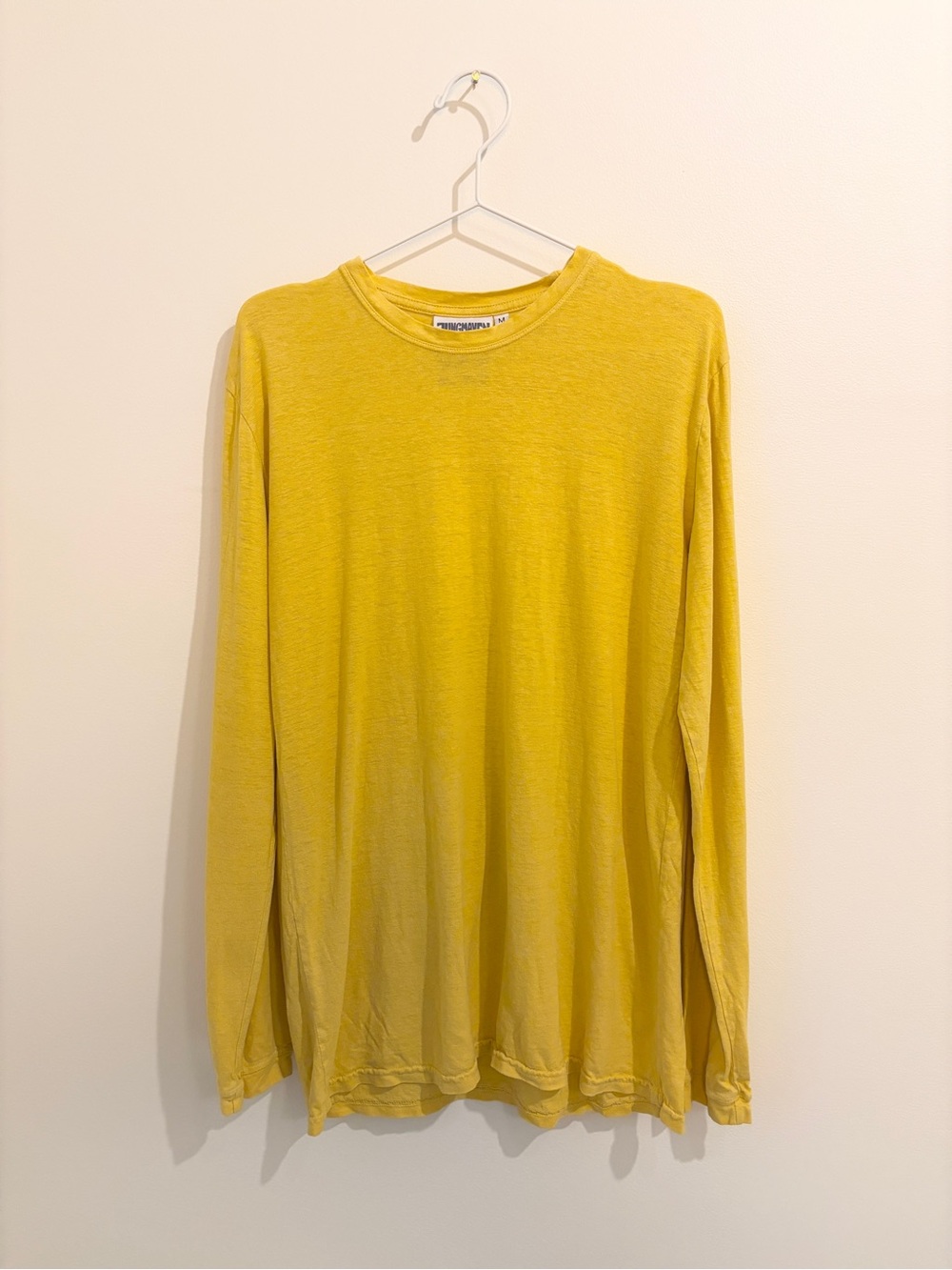 Jungmaven Jung Long Sleeve Tee - Yellow / M
